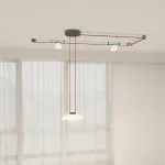 Cветильник для трека-ремня Denkirs Belty Flow DK5564-WH+BK от ImperiumLoft