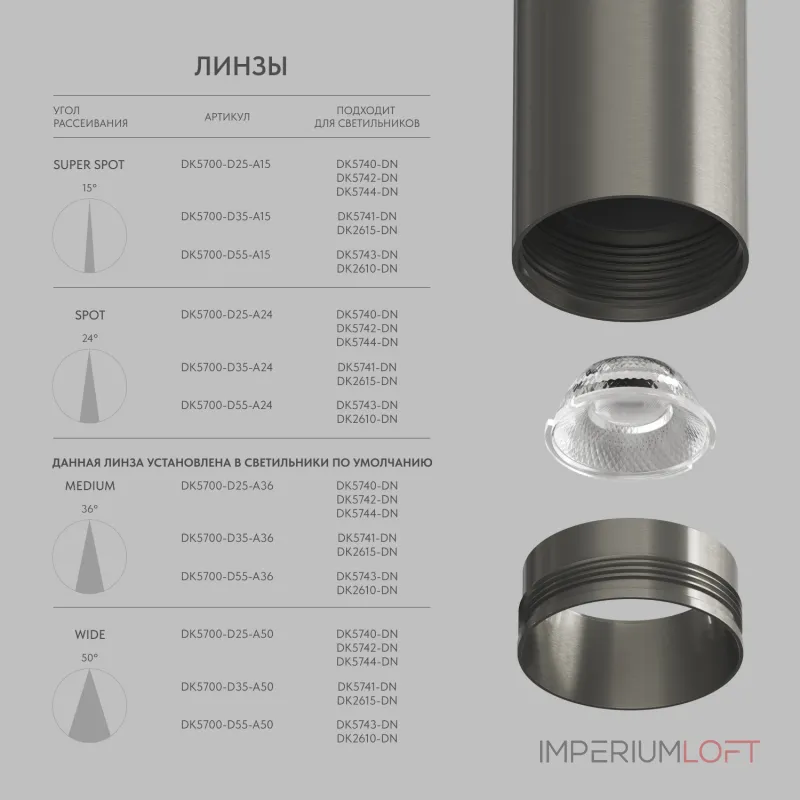 Светильник на штанге Denkirs SHINE SPOT DK5742-DN от ImperiumLoft
