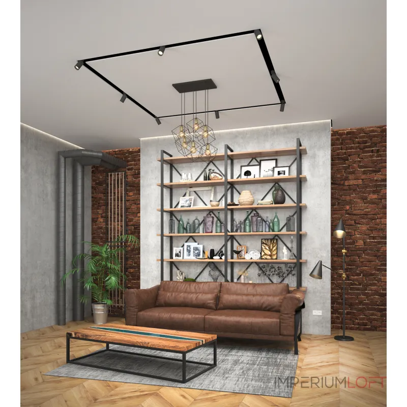 Профиль-держатель встраиваемый Denkirs Flod DK5850-BK от ImperiumLoft