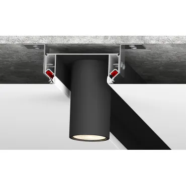 Профиль-держатель встраиваемый Denkirs Flod DK5850-BK Профиль-держатель встраиваемый Denkirs Flod DK5850-BK