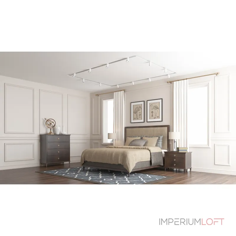 Профиль-держатель встраиваемый Denkirs Flod DK5850-WH от ImperiumLoft
