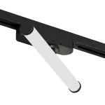 Поворотный однофазный трековый светильник Denkirs Strom DK6448-BK от ImperiumLoft