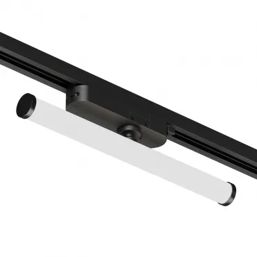 Поворотный однофазный трековый светильник Denkirs Strom DK6448-BK