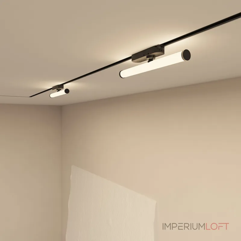 Поворотный однофазный трековый светильник Denkirs Strom DK6448-BK от ImperiumLoft Поворотный однофазный трековый светильник Denkirs Strom DK6448-BK от ImperiumLoft