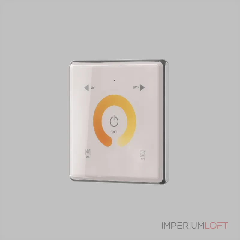 Панель-регулятор ЦТ сенсорный встраиваемый Denkirs DK7200 DK7200-WH Цвет арматуры кремовый от ImperiumLoft