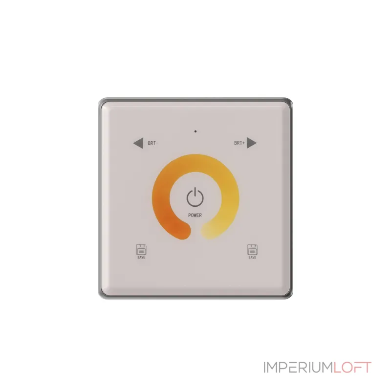 Панель-регулятор ЦТ сенсорный встраиваемый Denkirs DK7200 DK7200-WH Цвет арматуры кремовый от ImperiumLoft