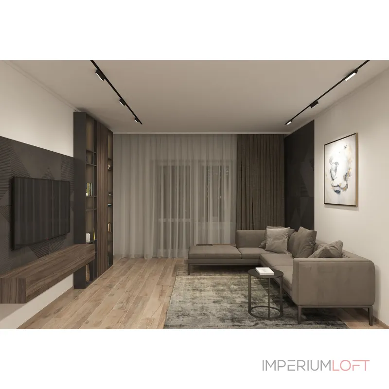 Поворотный светильник Denkirs Smart Linear DK8009-BK от ImperiumLoft