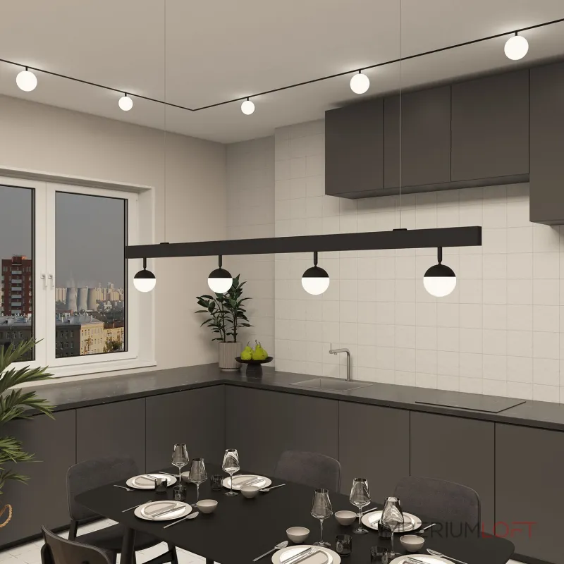 Акцентный светильник Denkirs Smart Луна DK8055-BK от ImperiumLoft