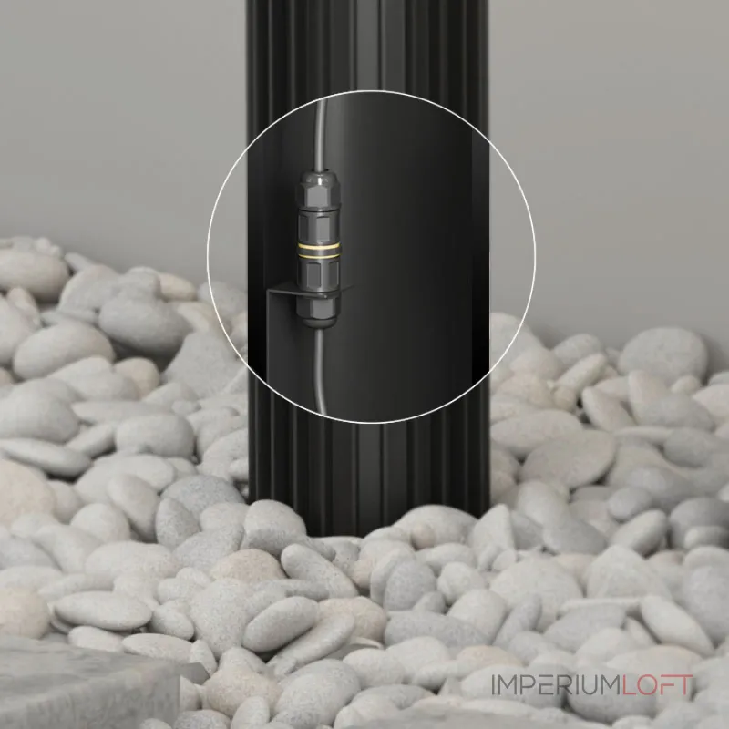 Наземный низкий светильник Denkirs Farsun DK9725-BK от ImperiumLoft