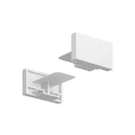 Заглушка для трека Denkirs DK Track White TR1107-WH от ImperiumLoft