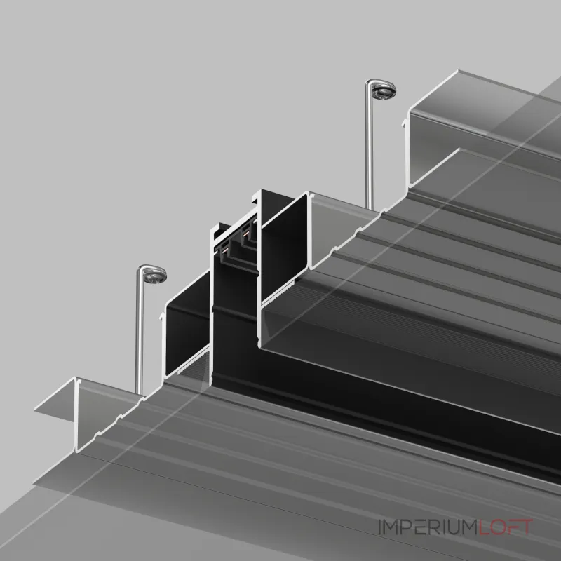 Трек встраиваемый Denkirs Smart TR2013-BK от ImperiumLoft