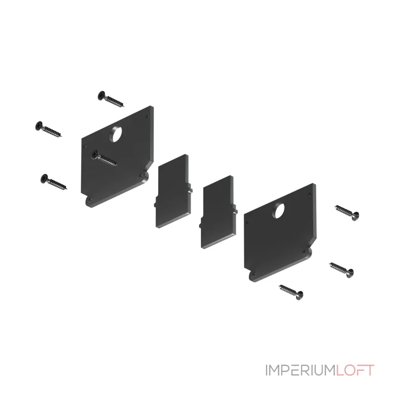 Заглушка для трека Denkirs SMART ONE TR2025-BK от ImperiumLoft Заглушка для трека Denkirs SMART ONE TR2025-BK от ImperiumLoft