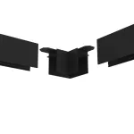 Соединитель угловой внутренний для треков встраиваемых Denkirs TR2102 TR2102-BK Цвет арматуры черный от ImperiumLoft