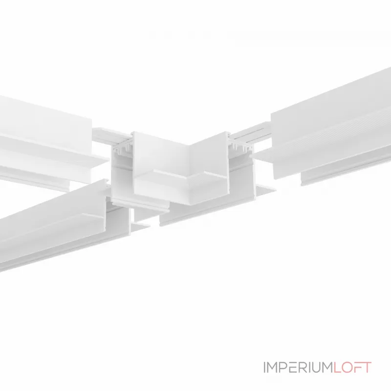 Коннектор трека для ГКЛ Denkirs Smart Hide TR2113-WH от ImperiumLoft