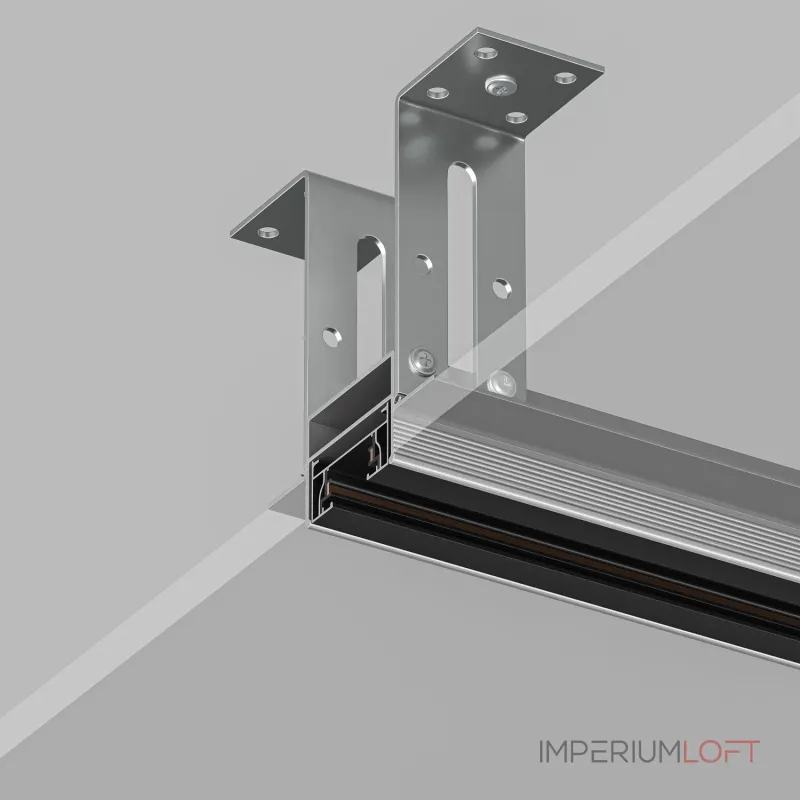Закладной профиль для встраиваемого монтажа однофазного трека 2м Denkirs Solid Hide TR3020-AL от ImperiumLoft Закладной профиль для встраиваемого монтажа однофазного трека 2м Denkirs Solid Hide TR3020-AL от ImperiumLoft