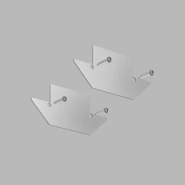 Торцевые заглушки для профиля TR3020-AL (2шт) Denkirs Solid Hide TR3021-AL