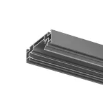 Профиль встраиваемый с нишей [ Denkirs TR3030 TR3030-AL Цвет арматуры серый Цвет плафонов голубой от ImperiumLoft