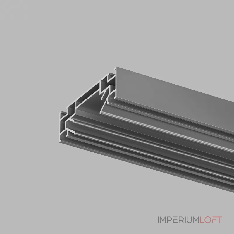 Профиль встраиваемый с нишей [ Denkirs TR3030 TR3030-AL Цвет арматуры серый Цвет плафонов голубой от ImperiumLoft Профиль встраиваемый с нишей [ Denkirs TR3030 TR3030-AL Цвет арматуры серый Цвет плафонов голубой от ImperiumLoft