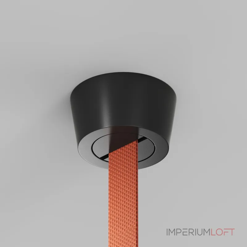 Накладное основание с возможностью подачи питания треку-ремню Denkirs Belty Base TR5512-BK от ImperiumLoft