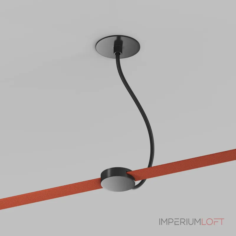 Встраиваемое основание с возможностью подачи питания треку-ремню Denkirs Belty Base TR5514-BK от ImperiumLoft