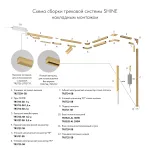 Соединитель линейный для треков Denkirs SHINE BASE TR5722-SB от ImperiumLoft