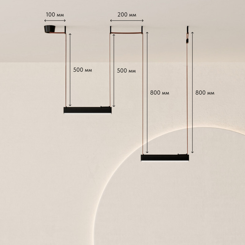 Комплект ременной трековой системы Denkirs Belty SET DK55SET23-01-BR от ImperiumLoft