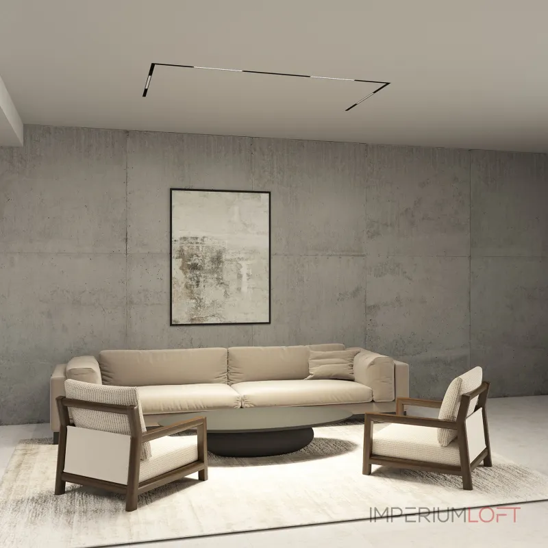 Комплект трековой системы: 4 светильника + шинопровод 4м Denkirs Smart SET SETSMART05 от ImperiumLoft