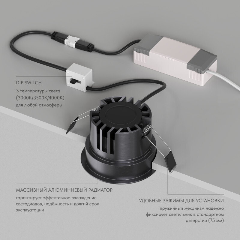 Точечный светильник Denkirs SHINE GLOW DK2430-DN от ImperiumLoft Точечный светильник Denkirs SHINE GLOW DK2430-DN от ImperiumLoft