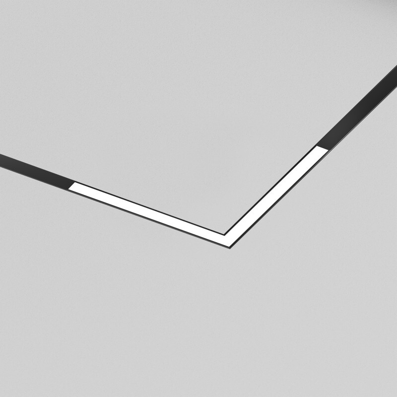 Линейный угловой светильник-коннектор Denkirs SMART LINEAR Zigbee DK8314-BK от ImperiumLoft