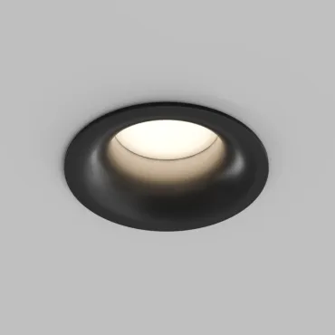 Точечный встраиваемый влагозащищенный светильник Denkirs Kibek DK3124-BK