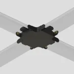 Х-коннектор Denkirs AIR BASE TR5234-BK от ImperiumLoft