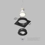 Точечный встраиваемый влагозащищенный светильник Denkirs HYDRO DK2111-BK от ImperiumLoft