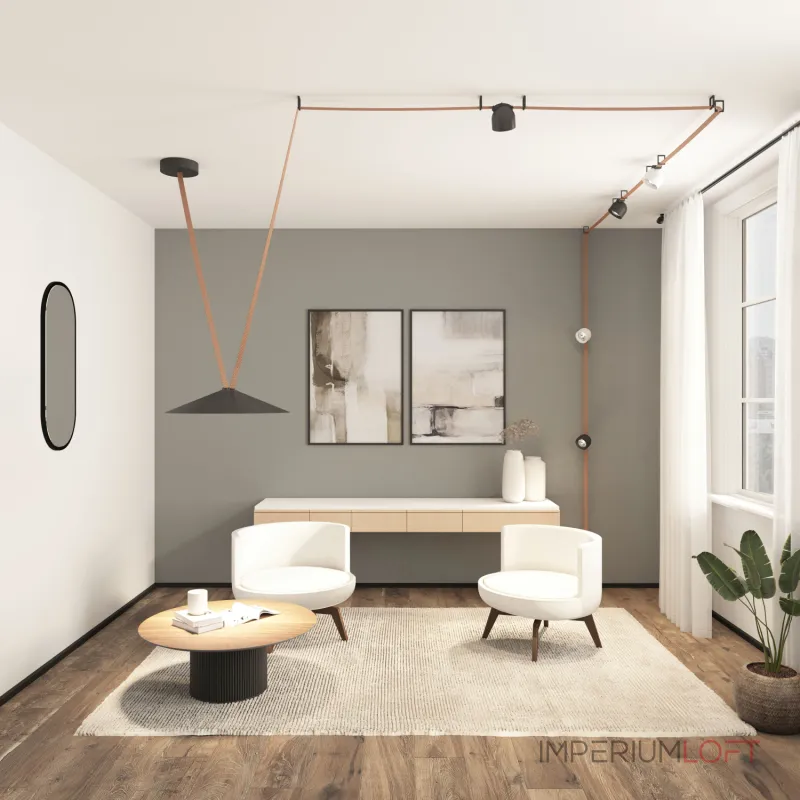 Трековый светильник Denkirs BELTY SMART FLOW DK5668-BK от ImperiumLoft