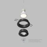 Точечный встраиваемый влагозащищенный светильник Denkirs HYDRO DK2110-BK от ImperiumLoft