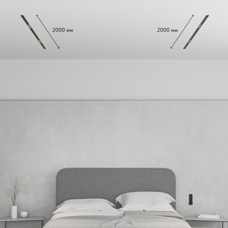 Комплект трековой системы: 2 светильника + шинопровод 4м Denkirs SET SET SMART ZigBee 04 от ImperiumLoft