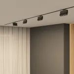 Поворотный однофазный трековый светильник Denkirs Edder DK6446-BK от ImperiumLoft