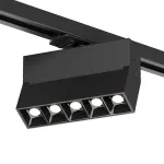 Поворотный однофазный трековый светильник Denkirs Edder DK6446-BK от ImperiumLoft