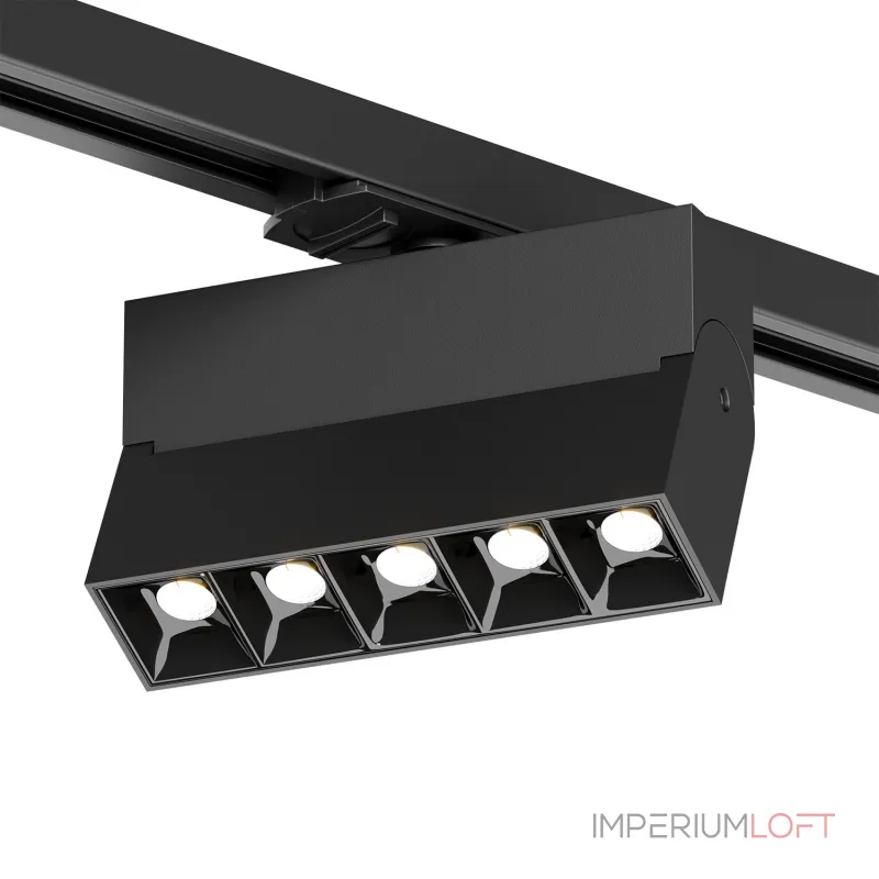 Поворотный однофазный трековый светильник Denkirs Edder DK6446-BK от ImperiumLoft Поворотный однофазный трековый светильник Denkirs Edder DK6446-BK от ImperiumLoft