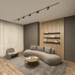 Поворотный однофазный трековый светильник Denkirs Edder DK6446-BK от ImperiumLoft