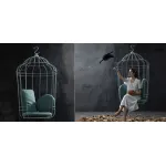 Подвесное кресло "клетка" Swing chair Cage от ImperiumLoft