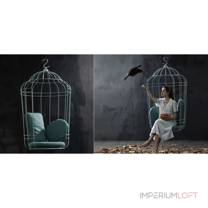 Подвесное кресло "клетка" Swing chair Cage от ImperiumLoft Подвесное кресло "клетка" Swing chair Cage от ImperiumLoft