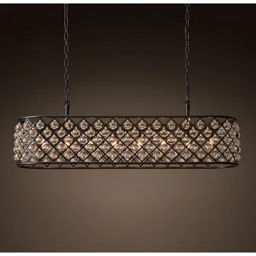 Подвесная люстра RH Spencer Rectangular Chandelier 120