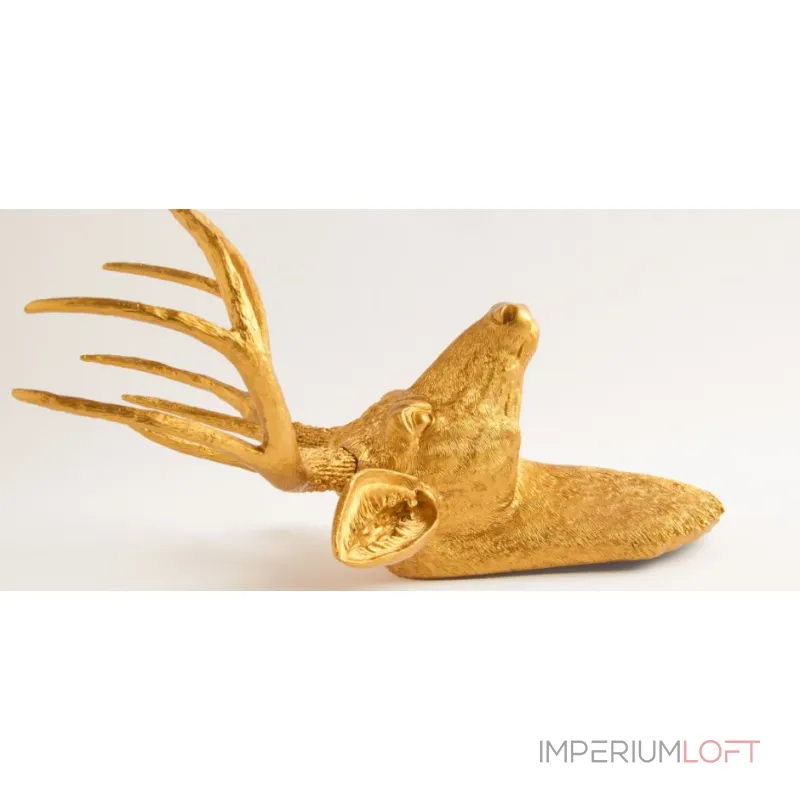 Голова оленя - Золотая от ImperiumLoft