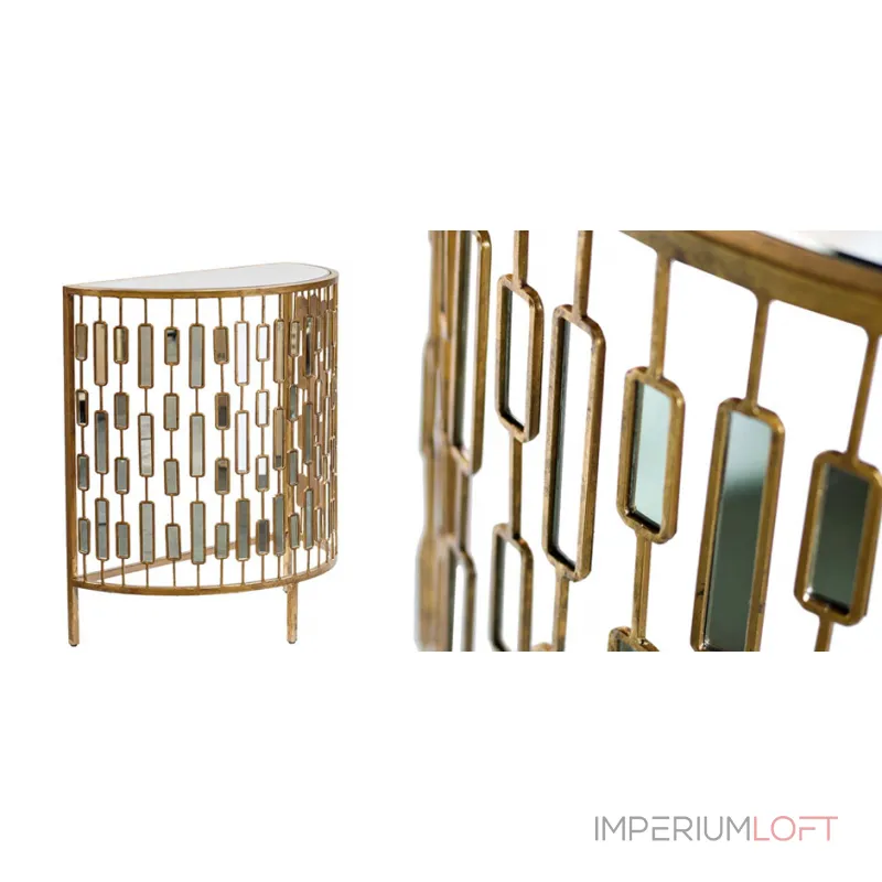Консоль зеркальная Mirror Inserts Сonsole от ImperiumLoft Консоль зеркальная Mirror Inserts Сonsole от ImperiumLoft