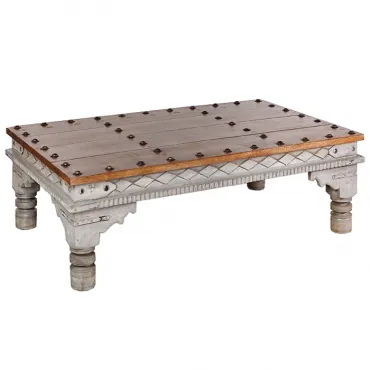 Кофейный стол из массива манго Grey Mango