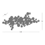 Арт-объект Wall art sculpture Raindrops от ImperiumLoft