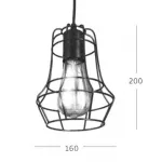 Cветильник Loft Nest Cage №1 от ImperiumLoft