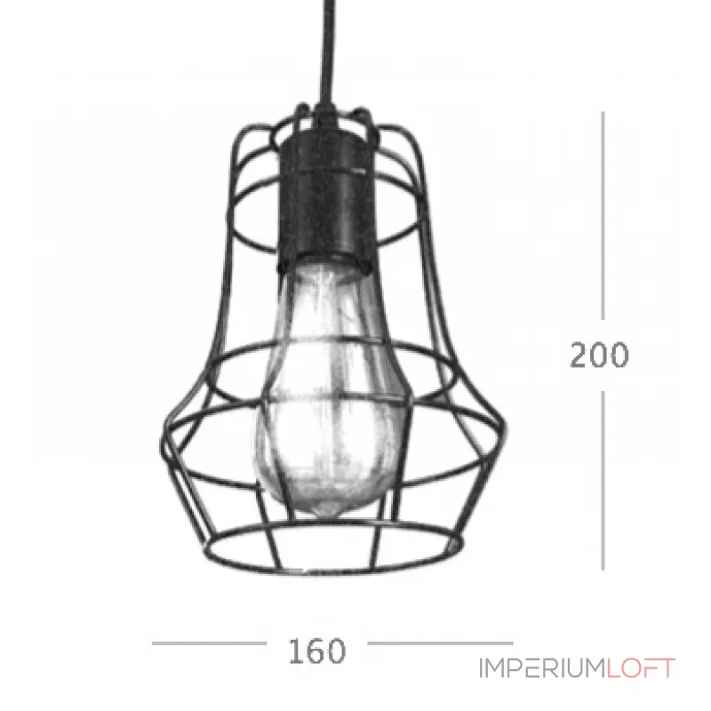 Cветильник Loft Nest Cage №1 от ImperiumLoft Cветильник Loft Nest Cage №1 от ImperiumLoft