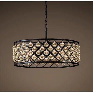 Подвесная люстра RH Spencer Hoop Chandelier 60 Подвесная люстра RH Spencer Hoop Chandelier 60