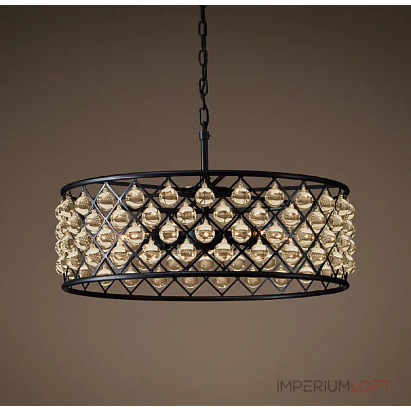 Подвесная люстра RH Spencer Hoop Chandelier 60 Подвесная люстра RH Spencer Hoop Chandelier 60